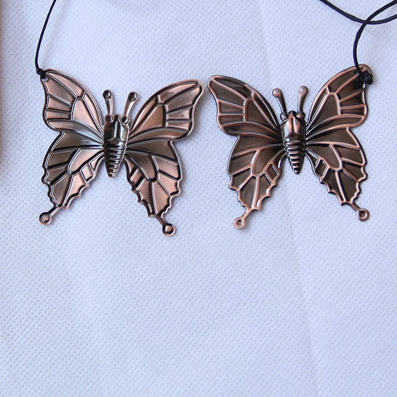 Carillon éolien suspendu en métal avec motif Olivenorma et hibou