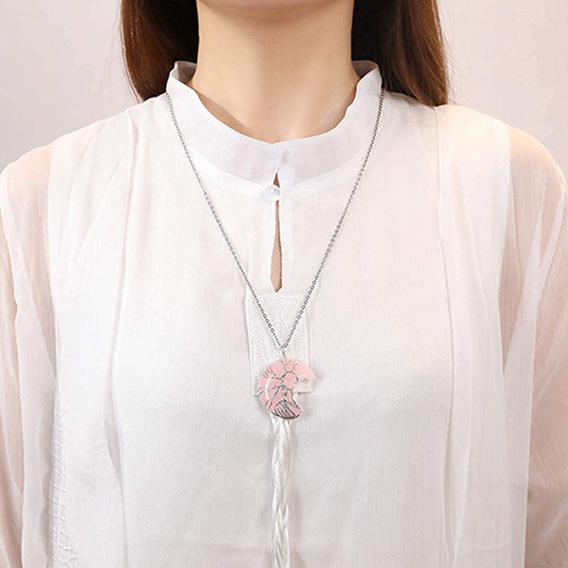Collier Chakra Lune Naturel Olivenorma