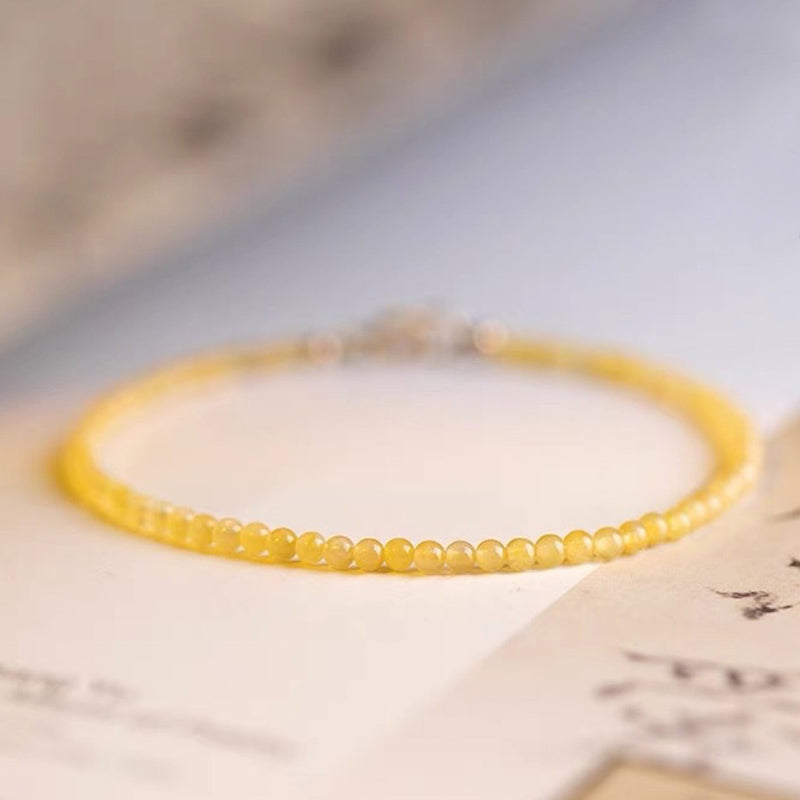 Rich Stone - Bracelet de prospérité en pierres précieuses citrine