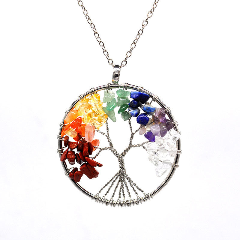Collier de guérison des chakras orgonite Olivenorma