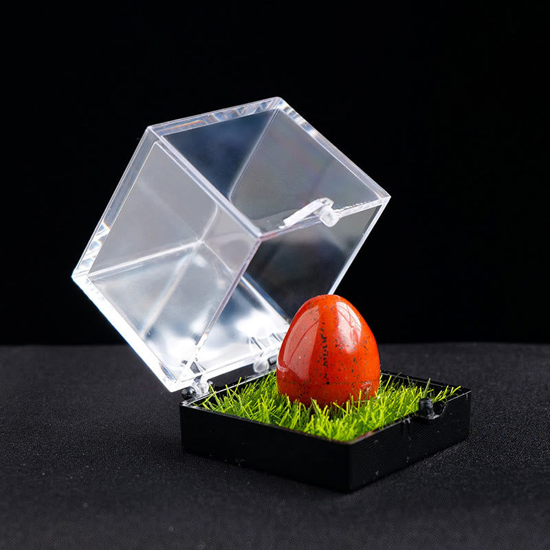 Œuf en cristal naturel brut ornemental Olivenorma