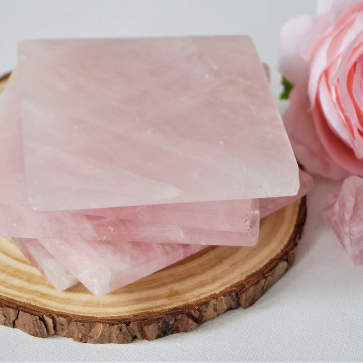 Décoration de dessous de verre en quartz rose Olivenorma - image 11