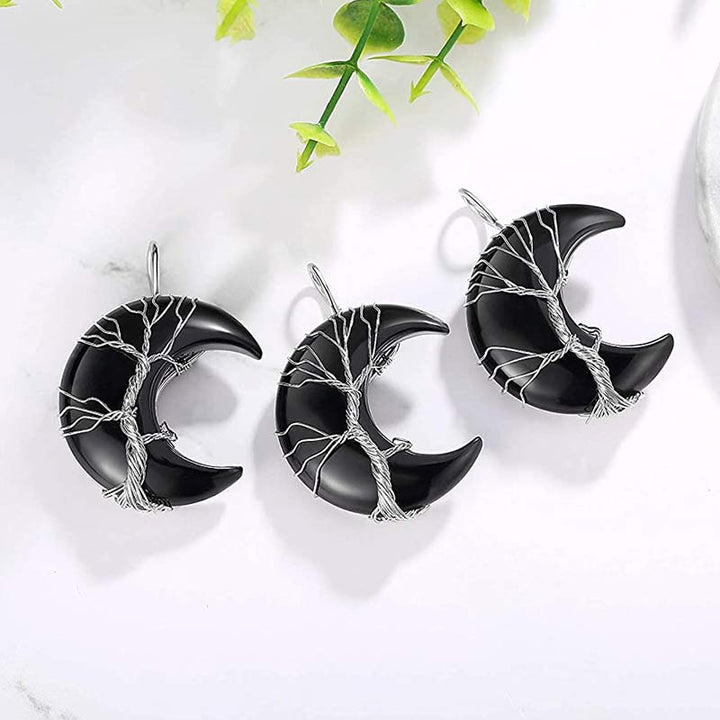 Collier de lune en cristal naturel Olivenorma