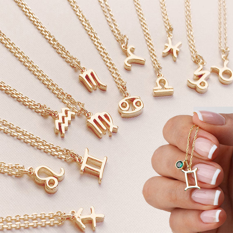 Collier de protection avec pierre de naissance du zodiaque Olivenorma