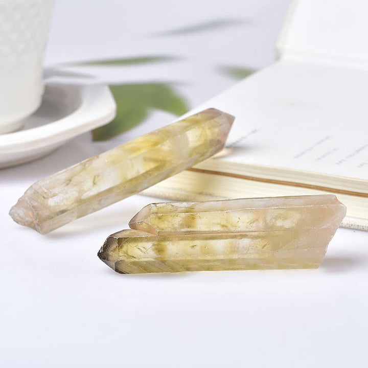 Baguettes en cristal de pierre brute de citrine Olivenorma