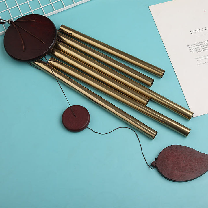 Carillon éolien antique à 6 tubes Olivenorma