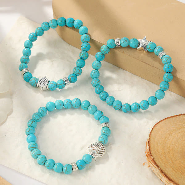 Bracelet turquoise contre le mauvais œil Olivenorma « Protection éternelle »