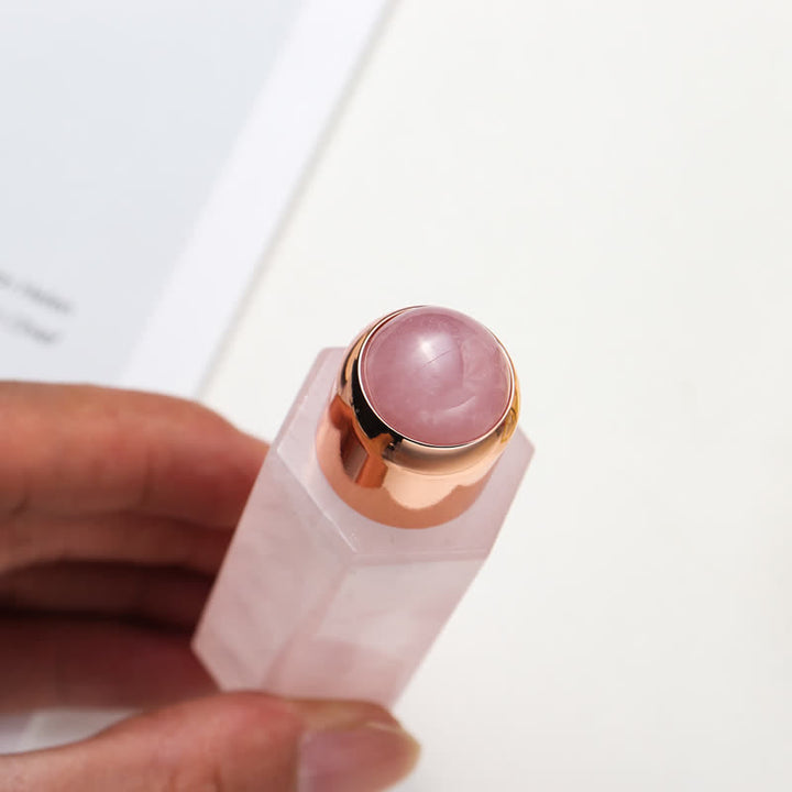 Baguettes de cristal d'huile essentielle énergétique en quartz rose olivenorma
