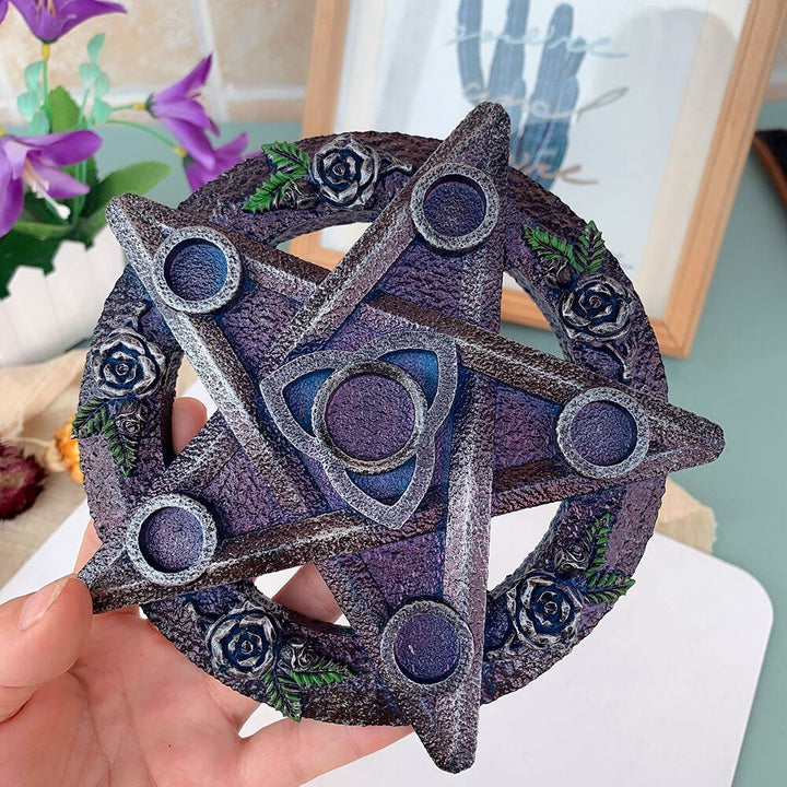 Support de boule de cristal en forme d'étoile à cinq branches Olivenorma