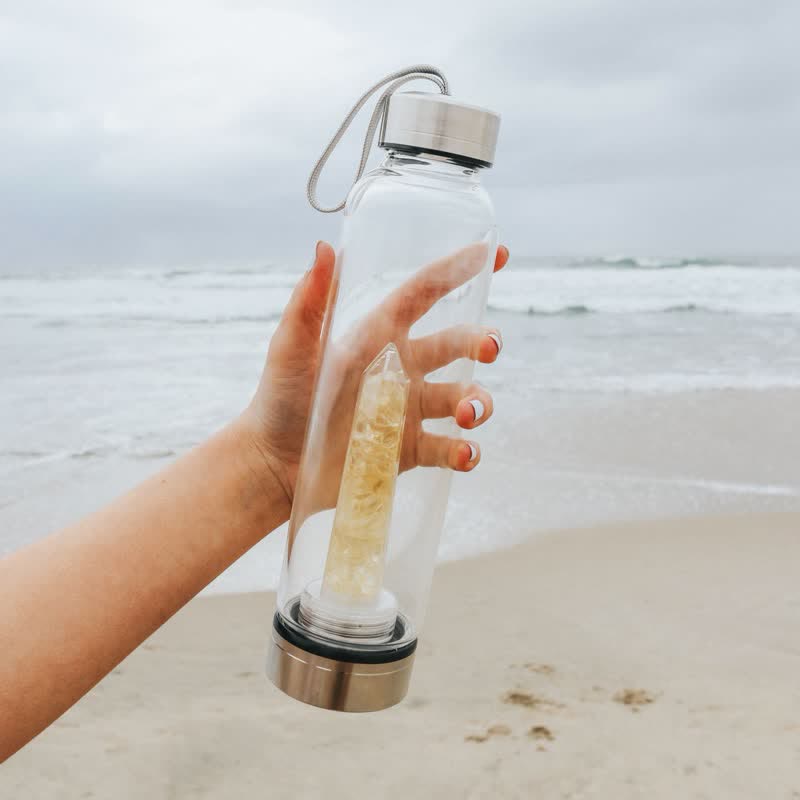 Bouteille d'eau d'élixir de cristal Olivenorma