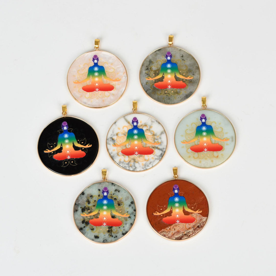 Collier Arbre de Vie en Cristal Hamsa Chakra Olivenorma