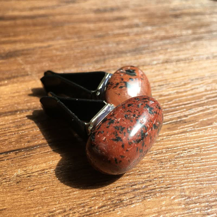 Décoration de grille d'aération de voiture en cristal naturel Olivenorma