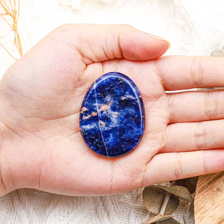 Sodalite Olivenorma Pierre apaisante pour le pouce