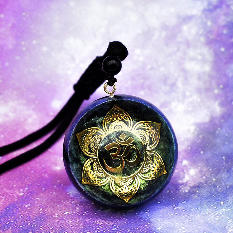 Olivenorma Lapis Lazuli OM Symbole Lotus