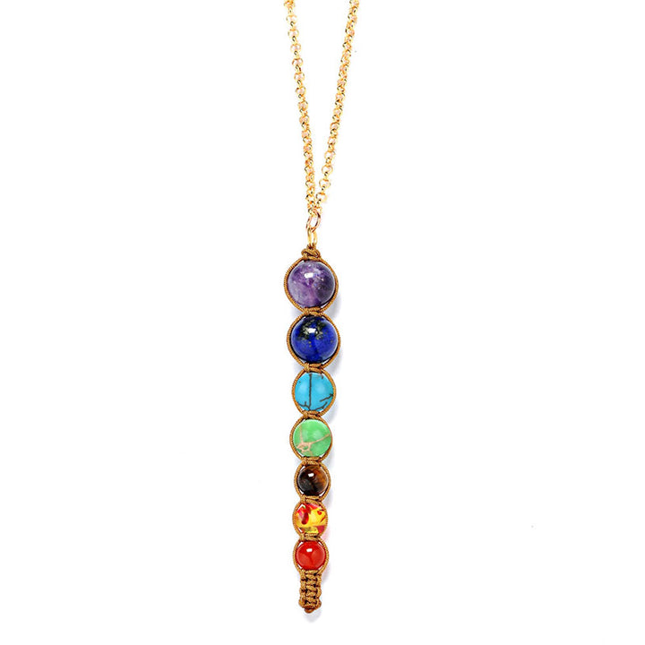 Collier de guérison des chakras orgonite Olivenorma