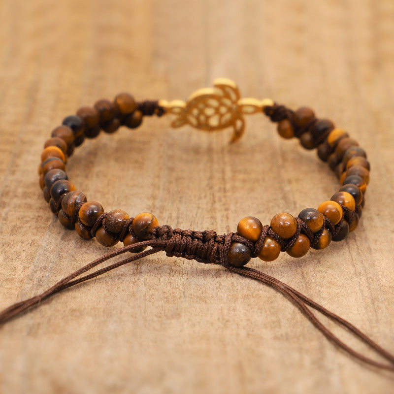 Bracelet Tortue en Pierre Naturelle