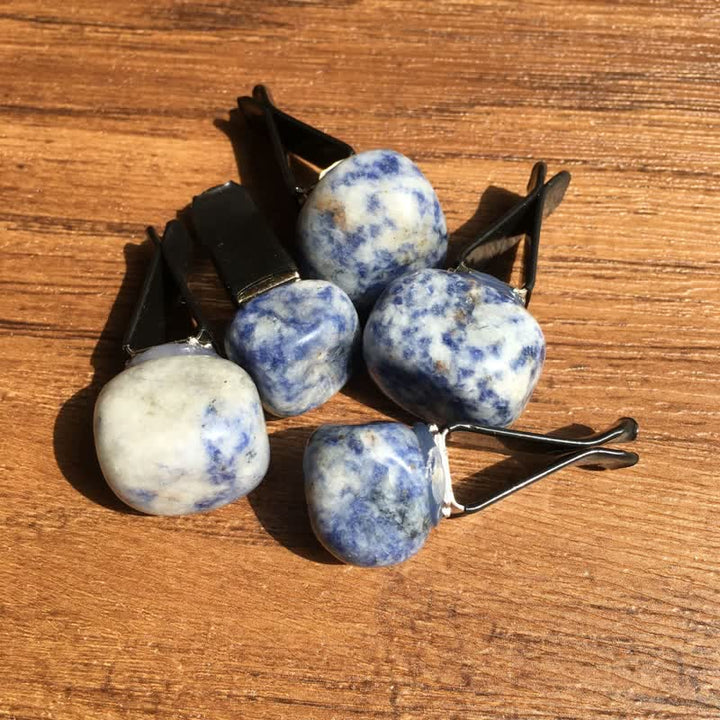 Décoration de grille d'aération de voiture en cristal naturel Olivenorma