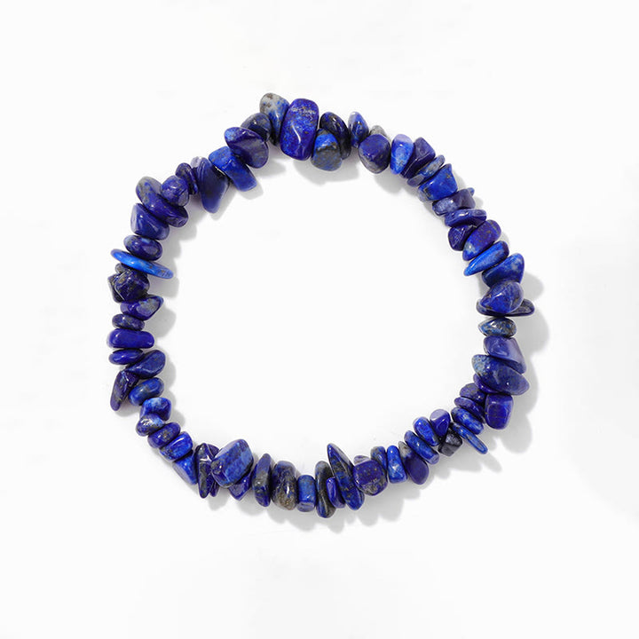 Bracelet en gravier irrégulier naturel coloré Olivenorma