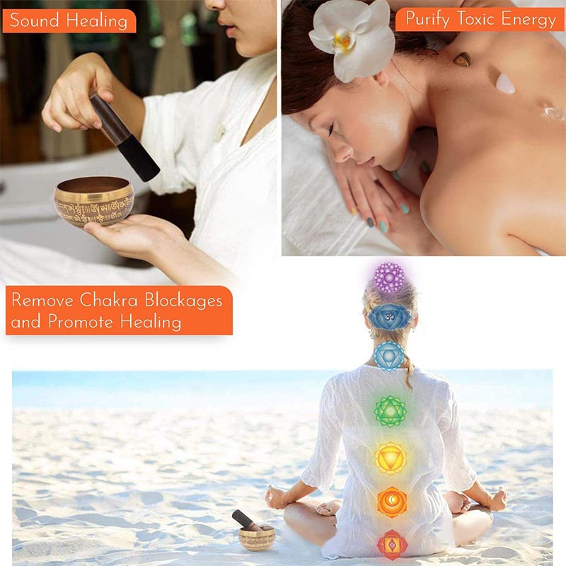Ensemble de cristaux naturels pour la guérison des chakras et du yoga