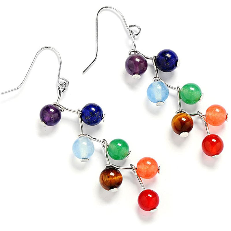 Boucles d'oreilles de guérison des chakras Orgone Olivenorma