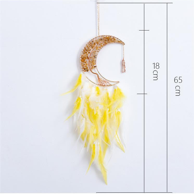 Arbre de vie tissé en gravier naturel Olivenorma Attrape-rêves lunaire