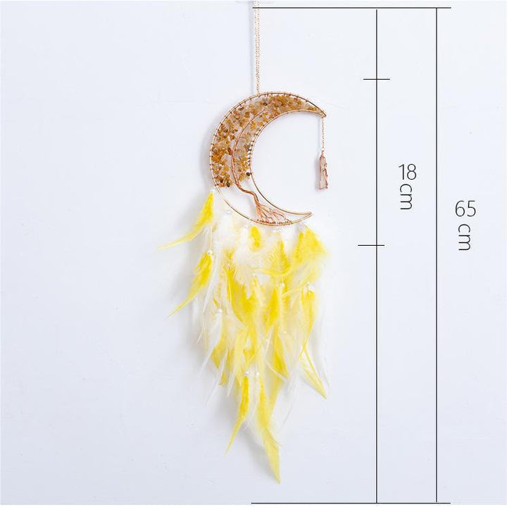 Arbre de vie tissé en gravier naturel Olivenorma Attrape-rêves lunaire