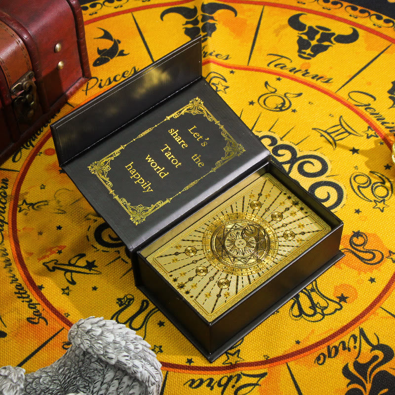 Cartes de tarot Soleil et Lune Olivenorma 80ps "Le Fou" Waite