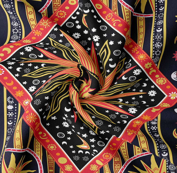 Tapisserie bohème Olivenorma Sun Rays Moon