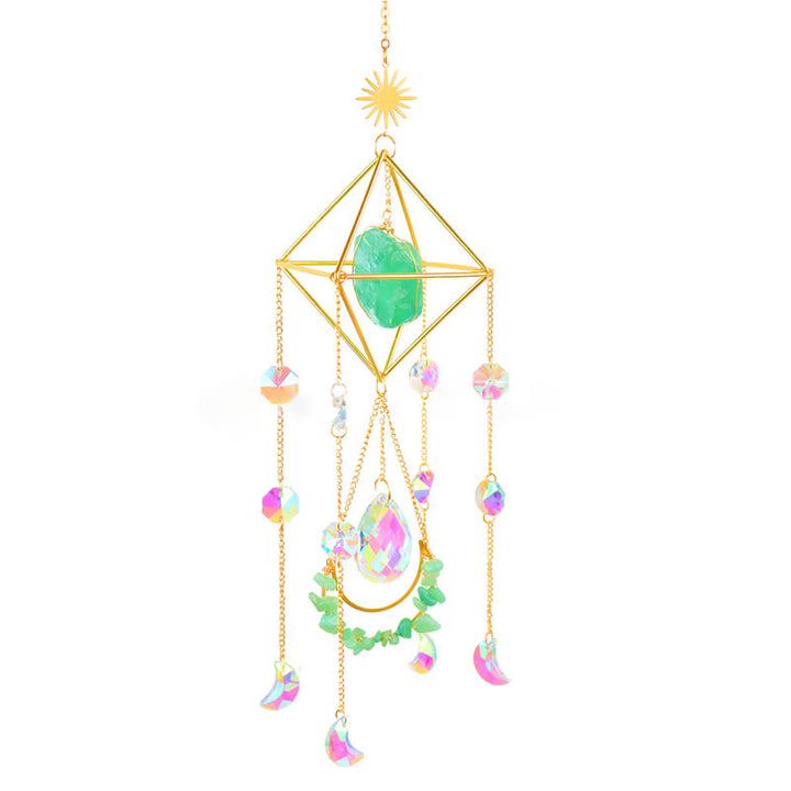Ornement en pierre précieuse attrape-soleil en cristal Rainbow Maker Olivenorma