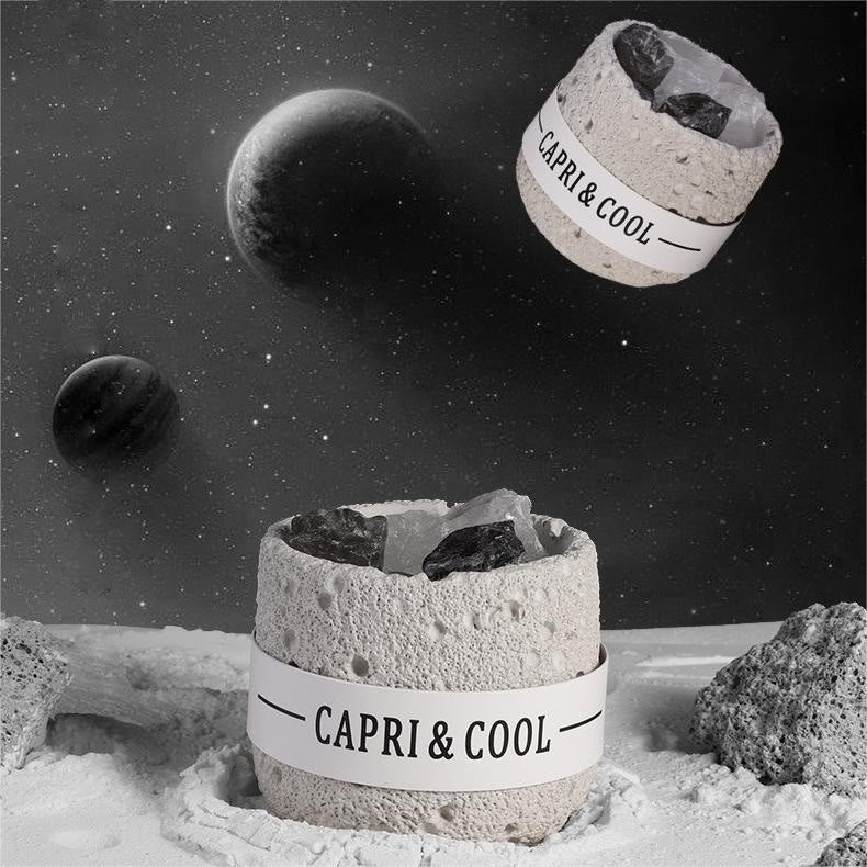 Cristal naturel Olivenorma Design de surface lunaire Cristal Aromathérapie