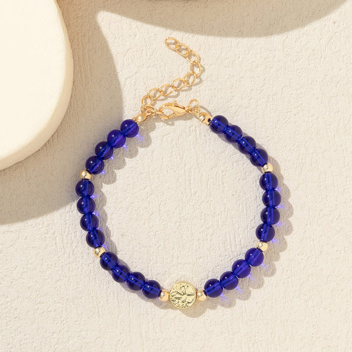 Bracelet Arbre de vie en perles de cristal multicolores Olivenorma