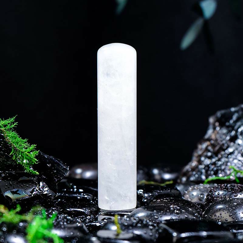 Ornement cylindrique en cristal de chakra naturel Olivenorma Décoration en pierres précieuses