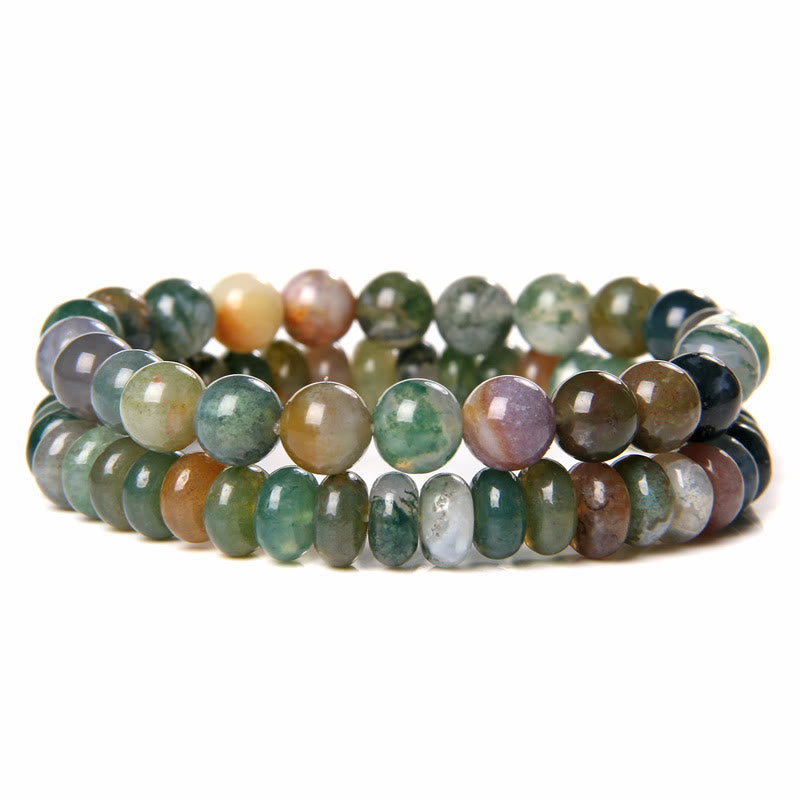 Ensemble de bracelets à double couche pour homme avec bijoux en perles Olivenorma