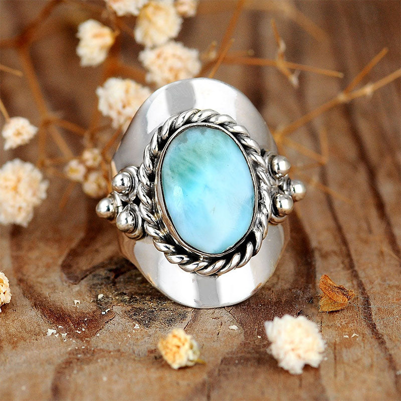 Bague Olivenorma Larimar Boho pour femme