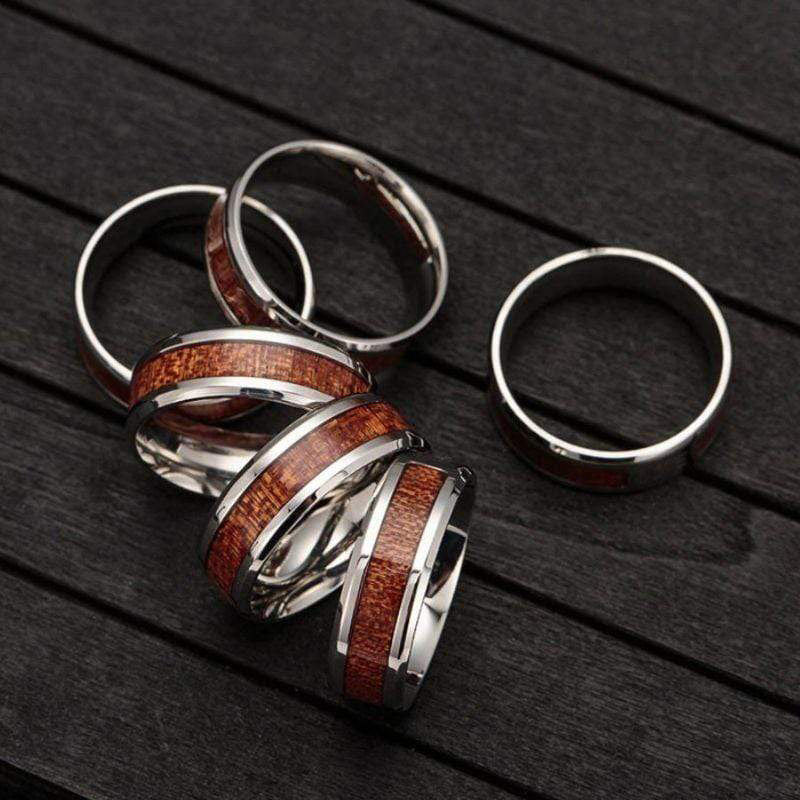 Bague Yggdrasil - acier inoxydable