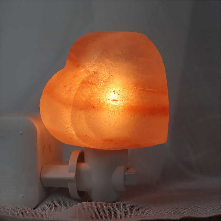 Petite applique murale en sel rose de l'Himalaya Olivenorma