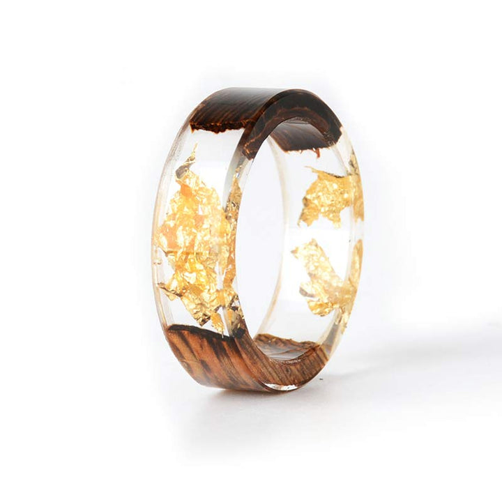 Olivenorma Intellectuel et optimiste - Bague en bois faite à la main
