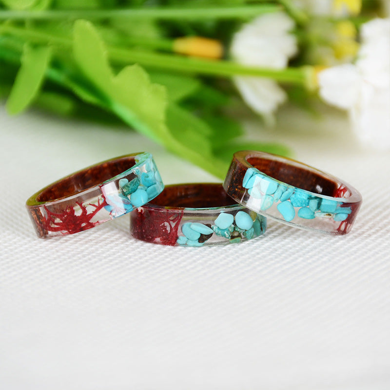 Olivenorma Intellectuel et optimiste - Bague en bois faite à la main