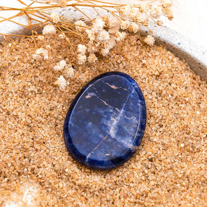 Sodalite Olivenorma Pierre apaisante pour le pouce