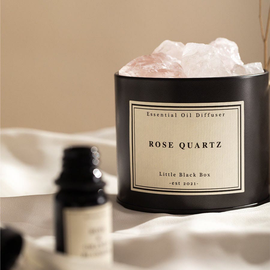 Coffret cadeau d'aromathérapie en cristal pour diffuseur d'huiles essentielles Olivenorma