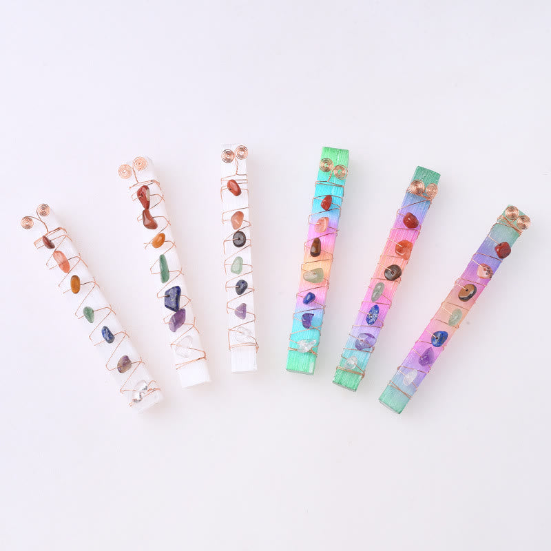 Baguettes de cristal en plâtre marocain Olivenorma Chakra
