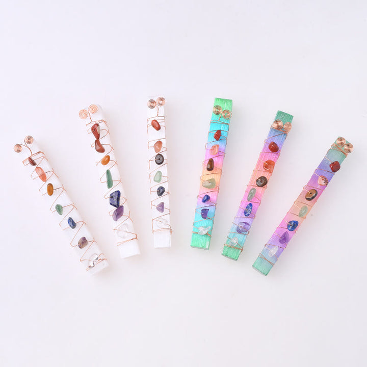 Baguettes de cristal en plâtre marocain Olivenorma Chakra