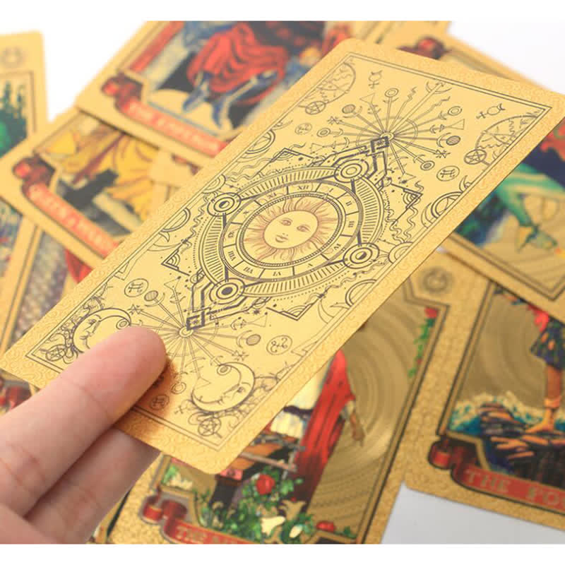 Cartes de tarot divinatoires holographiques de luxe de qualité supérieure Olivenorma