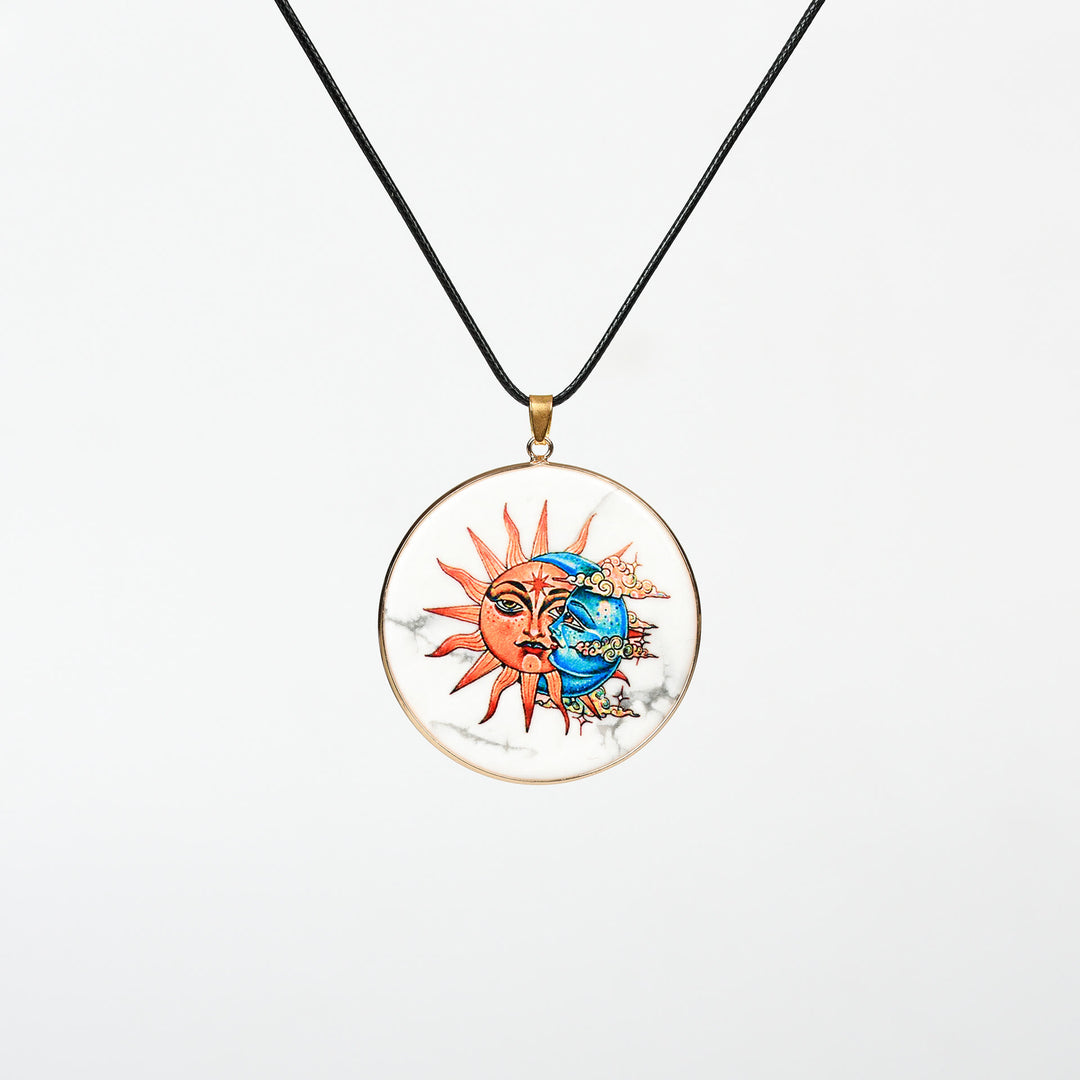 Collier Arbre de Vie en Cristal Hamsa Chakra Olivenorma