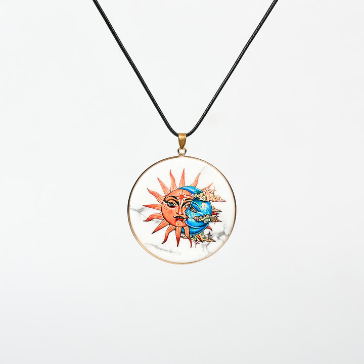 Collier Arbre de Vie en Cristal Hamsa Chakra Olivenorma