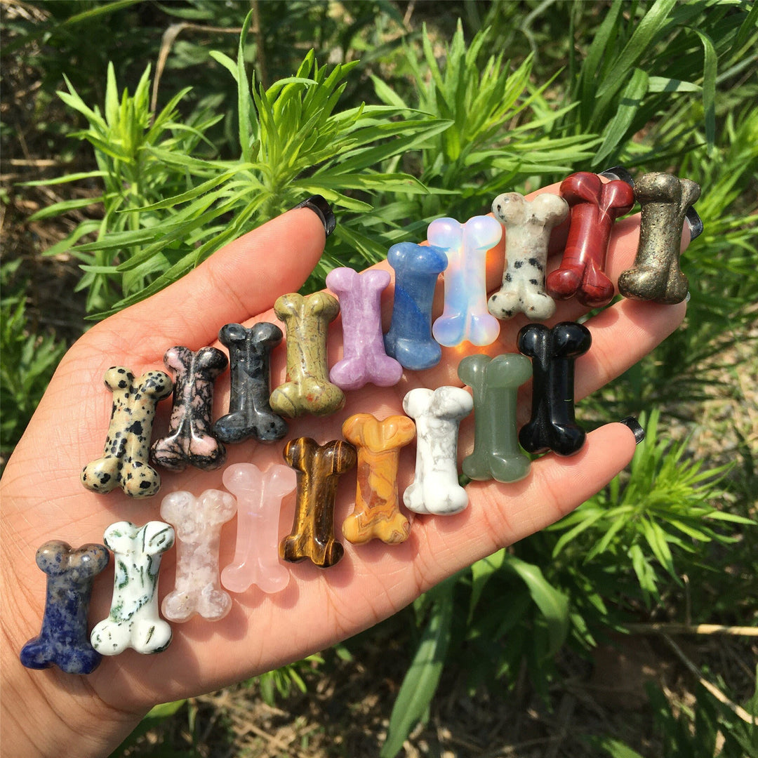 Décoration en pierre précieuse Olivenorma Guardian Spirit Crystal Bone Totem - image 2