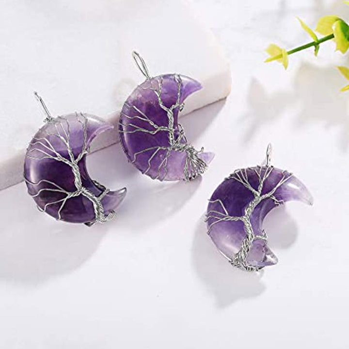 Collier de lune en cristal naturel Olivenorma