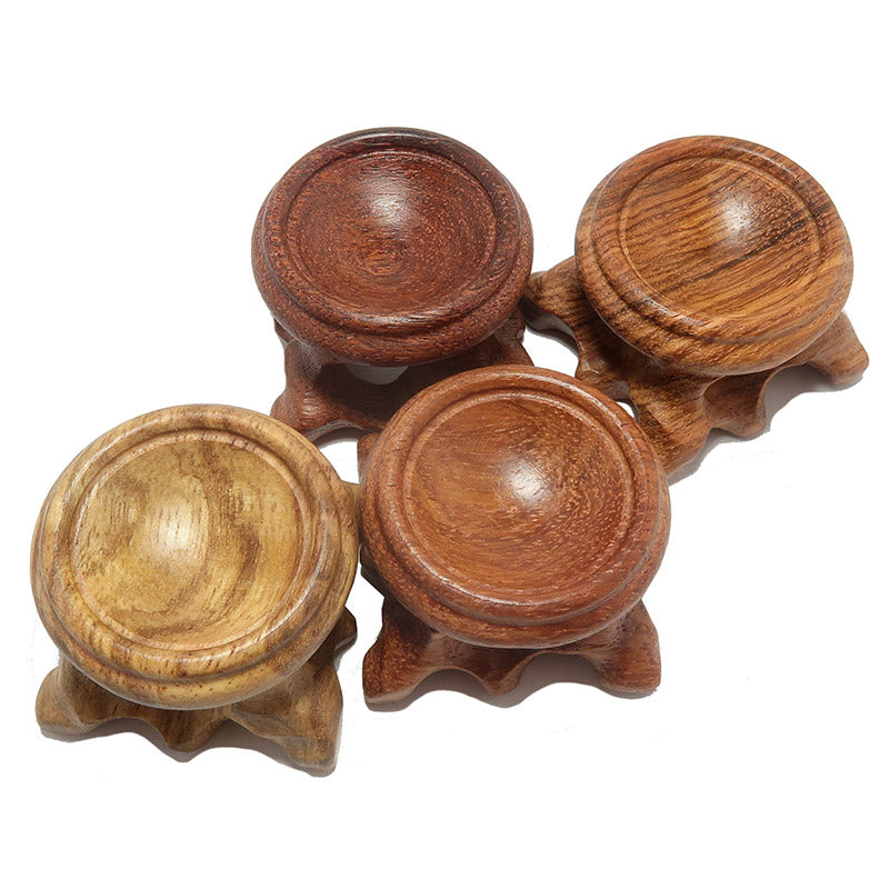 Supports en bois Olivenorma pour boules de cristal, œufs, décoration pastorale