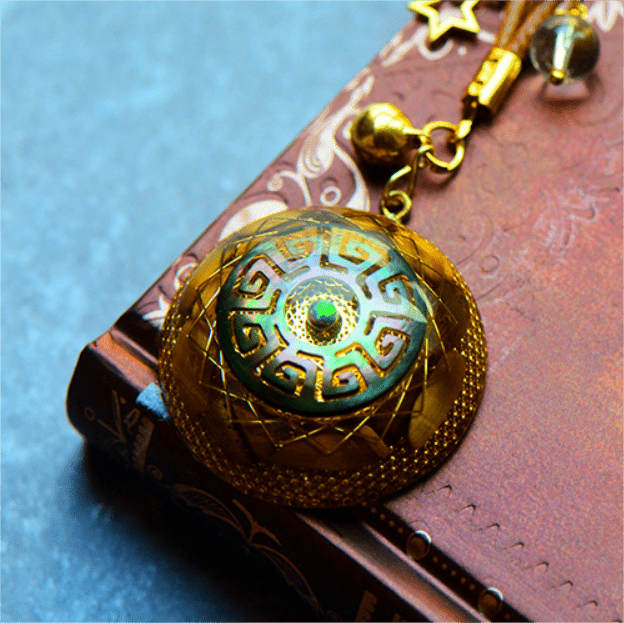 Collier pendentif œil de tigre Olivenorma Awakened Soul Collier orgone