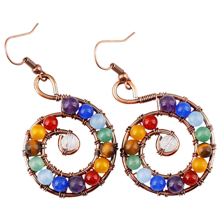 Boucles d'oreilles Chakra Orgone